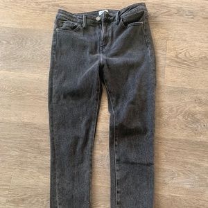 Stretchy black skinny jeans